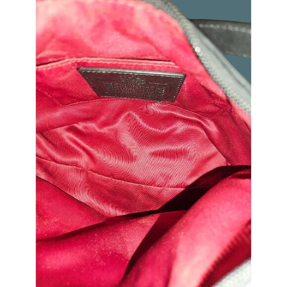 Coach Madison Y2K Classic Pleated Detail Demi Leather Hobo Black Shoulder Bag - Picture 13 of 14